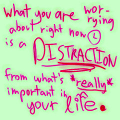 Not distraction, abstraction