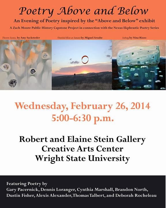 Poetry Above and Below – #DAYTON – TONIGHT at 5pm